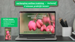 verlenging Gezonder leven door minder stress + aanvullende lessen